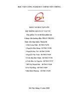 Báo cáo bài tập lớn môn cơ sở dữ liệu phân tán hệ thống quản lý vật tư 