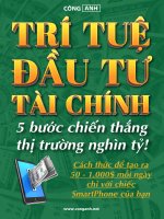 TRÍ TUỆ đầu tư tài CHÍNH 5 bước (new) 