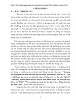 Sáng kiến kinh nghiệm  một số phương pháp nâng cao chất lượng học sinh giỏi tiếng anh lớp 6 ở trường THCS 