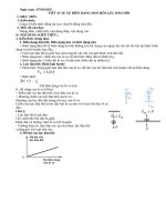 GIÁO án dạy THÊM TUẦN 32   KHỐI 10   vật lý