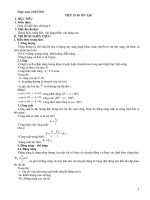 GIÁO án dạy THÊM TUẦN 26   KHỐI 10   vật lý