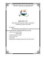 SÁNG KIẾN  rèn kĩ NĂNG GIẢI TOÁN tỉ số PHẦN TRĂM