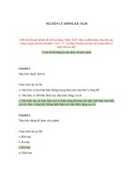 130 câu đáp án NGUYÊN LÝ THỐNG KẾ EG20 EHOU