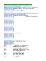 Tài liệu mật: Nội trú hóa sinh