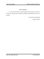 Luận văn tốt nghiệp Đề tài Giải pháp nâng cao hiệu quả công tác quản lý thuế Giá trị gia tăng với các doanh nghiệp ngoài quốc doanh tại Cục Thuế Bắc Giang