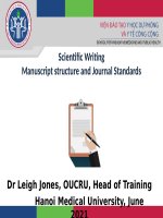 Đại học y hà nội  scientific writing