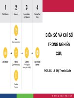 Đại học y hà nội  biến số chỉ số