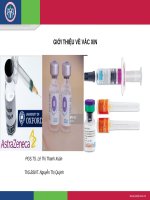 Đại học y hà nội  tổng quan về vắc xinn