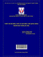 Thiết kế bộ điều chế và giải điều chế QPSK bằng ngôn ngữ verilog HDL 