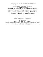 Thời hạn tống đạt văn bản tố tụng của tòa án nhân dân theo quy định của bộ luật tố tụng dân sự 2015 