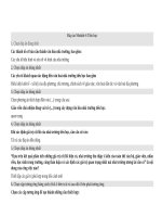 đáp án module 6 tiểu học đầy đủ