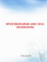 Bài giảng Thiết kế hệ thống điều khiển điện – khí nén – thủy lực – theo phương pháp tầng