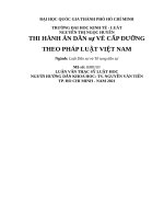 Thi hành án dân sự về cấp dưỡng theo pháp luật việt nam 