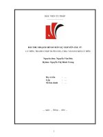 Thu hoạch dân sự chuyên sâu HS 27 ly hôn, tranh chấp nuôi con, chia tài sản khi ly hôn Nguyễn Văn Đức, Nguyễn Thị Minh Trang