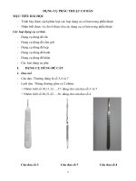 Dụng cụ phẫu thuật