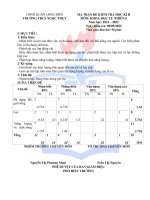 Đề thi học kì 2 môn KHTN lớp 6 năm 2021-2022 có đáp án - Trường THCS Ngọc Thuỵ