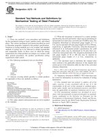 ASTM A370-19. Standard Test Methods and Definitions for Mechanical Testing of Steel Products