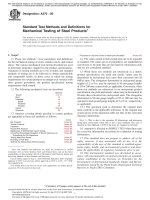 ASTM A370-20. Standard Test Methods and Definitions for Mechanical Testing of Steel Products