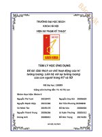 (Tiểu luận) đề tài giải thích cơ chế hoạt động của trí tưởng tượng  liên hệ với sự tưởng tượng của con người trong kt và xd