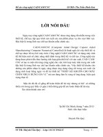 (Tiểu luận) đề tài thiết kế thiết kế khuôn cho mẫu chén nhựa đựng gia vị