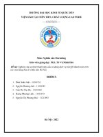 (Tiểu luận) môn nghiên cứu marketing đề tài nghiên cứu sự hình thành nhu cầu sử dụng dịch vụ mã qr thanh toàn trên các cửa hàng bán lẻ ở địa bàn hà nội