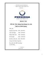 (Tiểu luận) báo cáo đề tài xây dựng ứng dụng tra cứu luật an ninh mạng