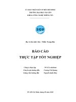 (Tiểu luận) báo cáo thực tập tốt nghiệp  công ty thực tập wata solutions