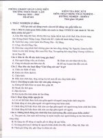 Đề thi học kì 2 môn HĐTN lớp 6 năm 2022-2023 - Trường THCS Ngọc Lâm