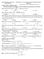 Đề thi thử vào lớp 10 môn Toán năm 2023-2024 có đáp án - Phòng GD&ĐT Hải Hậu