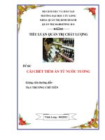 Tiểu Luận Quản Trị Chất Lượng Đề Tài Cái Chết Tiềm Ẩn Từ Nước Tương.pdf