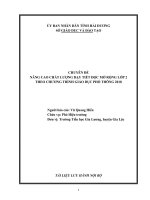 Chuyên đề nâng cao chất lượng tiết đọc mở rộng lớp 2 mới nhất 852023