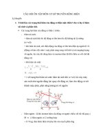 Cơ sở truyền động điện