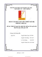 Báo cáo bài tập lớn thiết kế hệ thống nhúng đề tài thiết kế mạch đo nhiệt độ, độ ẩm rồi truyền dữ liệu lên máy tính qua wifi