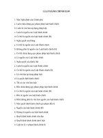 Đáp án 246 câu trắc nghiệm môn EL09 Luật Hành chính EHOU