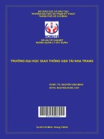 Đồ án tốt nghiệp ngành quản lý xây dựng trường đại học giao thông vận tải nha trang