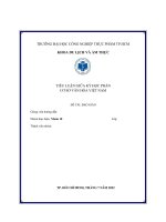 Tiêu luận giữa kỳ học phần cơ sở văn hóa việt nam đề tài đạo giáo