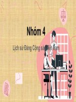 PowerPoint TT Lịch Sử Đảng Chủ đề: Chủ đề thuyết trình : Phân tích nội dung ĐH V và các bước đột phá trong đổi mới kinh tế thời kỳ trước đổi mới?