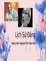 Powerpoint TT Lịch sử đảng chủ đề : “ Phân tích tầm quan trọng của chiến lược xây dựng con người mới giai đoạn hiện nay? Liên hệ trách nhiệm của sinh viên Đại học Công Nghiệp Hà Nội? ”