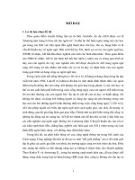 Luận án tiến sĩ ngôn ngữ học  đối chiếu ẩn dụ ý niệm trong quảng cáo tiếng việt và tiếng anh