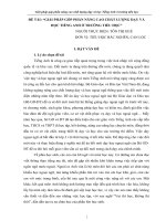 Giải pháp góp phần nâng cao chất lượng dạy và học tiếng anh ở trường tiểu học