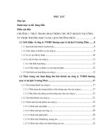 Một số giải pháp nâng cao khả năng thu hút khách tại công ty trách nhiệm hữu hạn thương mại và du lịch trường phát