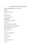 Lesson 1 unit 9 sgk tieng anh 3