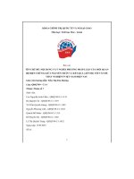 Chủ đề nội dung và ý nghĩa phương pháp luận của mối quan hệ biện chứng giữa nguyên nhân và kết quả  liên hệ với vấn đề thất nghiệp ở việt nam hiện nay