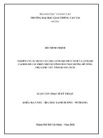 Nghiên cứu sử dụng vật liệu lưới sợi thuỷ tinh và lưới sợi cacbon để cải thiện một số tính chất mặt đường bê tông nhựa khu vực tỉnh quảng ngãi