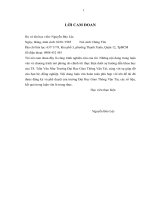 Khảo sát độ êm dịu của xe khách sử dụng hệ thống treo khí nén luận văn thạc sĩ chuyên ngành kỹ thuật cơ khí động lực