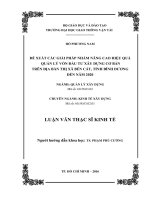 Giải pháp nhằm nâng cao hiệu quả quản lý vốn đầu tư xây dựng cơ bản trên địa bàn thị xã bến cát, tỉnh bình dương đến năm 2020 luận văn thạc sĩ chuyên ngành kinh tế xây dựng