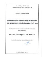 Nghiên cứu đánh giá công nghệ sử dụng sma làm lớp mặt trên kết cấu áo đường ở việt nam luận văn thạc sĩ chuyên ngành xây dựng đường ô tô và đường thành phố