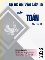 Bo de on thi tuyen sinh vao lop 10 mon toan nam hoc 2023 2024