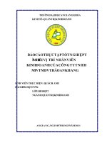 Tìm hiểu vị trí nhân viên kinh doanh của công ty tnhh mtv tmdv thảo an khang