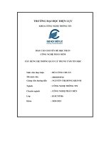Báo cáo chuyên đề học phần công nghệ phần mềm xây dựng hệ thống quản lý trung tâm tin học